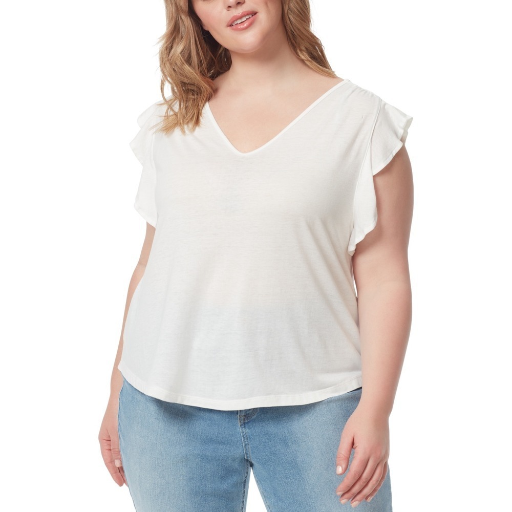 Jessica Simpson Women's Plus Size‎ Flutter Sleeve Top Size 3X